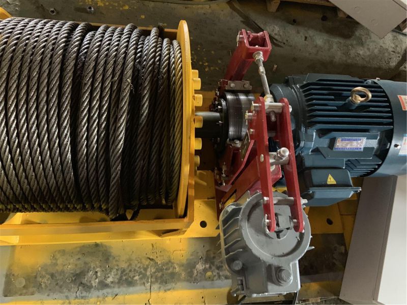 配套卷揚(yáng)機(jī)用現(xiàn)場調(diào)試