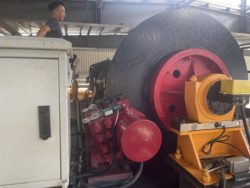 湖北黃岡冶金用天車SB100現場指導調試